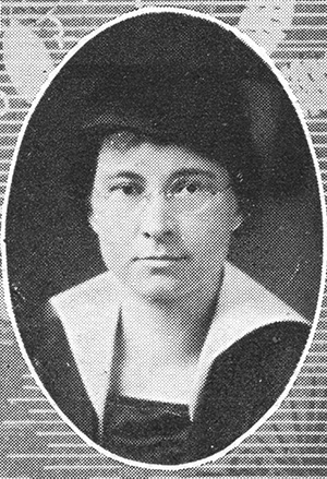 Portrait of Dr. Anna Mary Bowie, a UTMB graduate who was infected while responding to the 1920 Galveston bubonic plague outbreak.