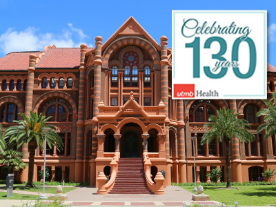 First medical school building at UTMB, Old Red Historic Ashbel Smith Building at UTMB.