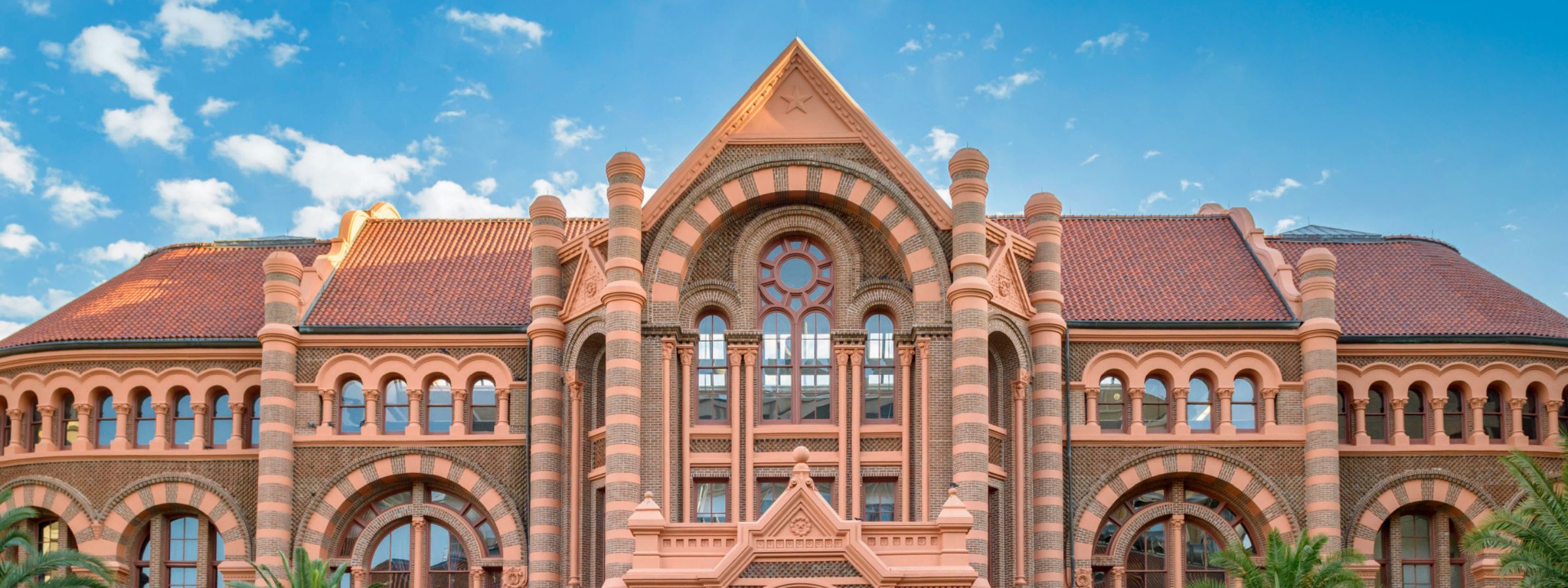 Old Red Ashbel Smith building on UTMB Health campus