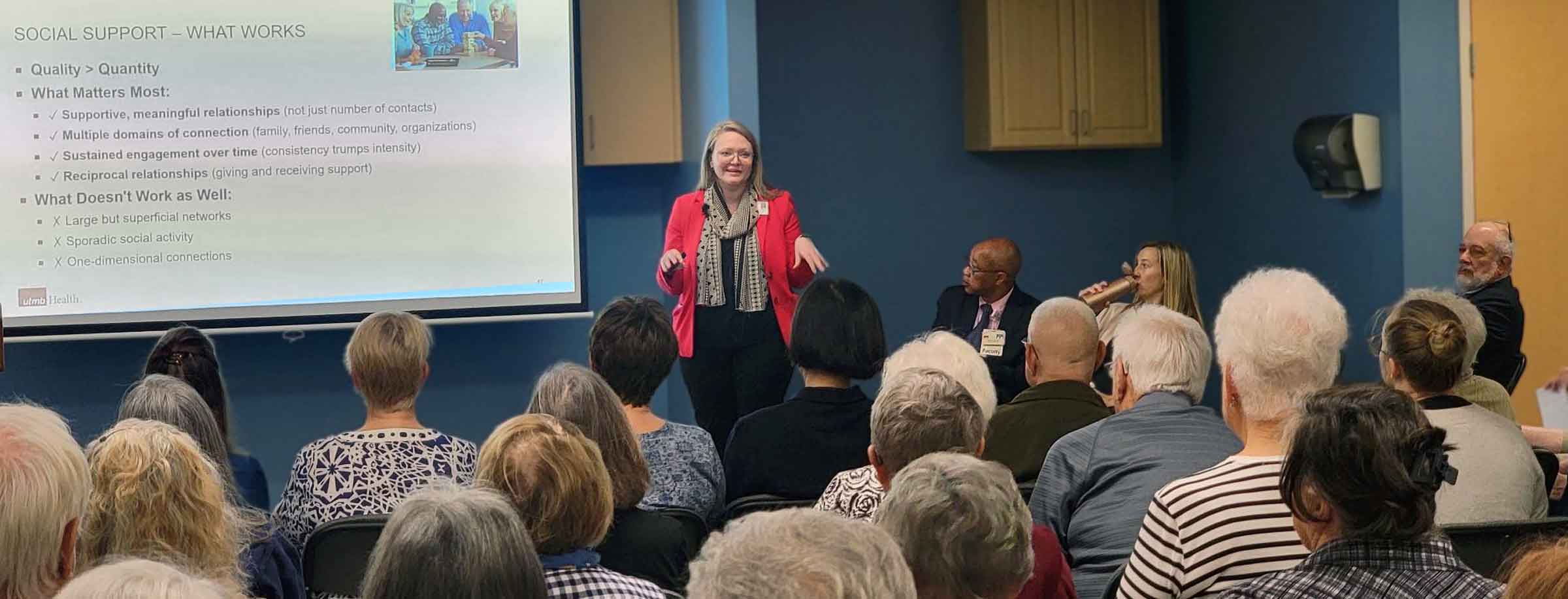 Dr Morrow presents at OLLI