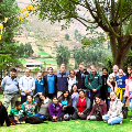 Global health students with Drs. Cabada and White at Cusco