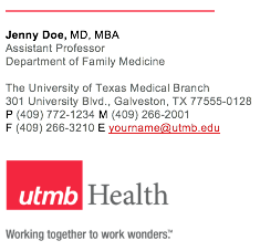 email signature